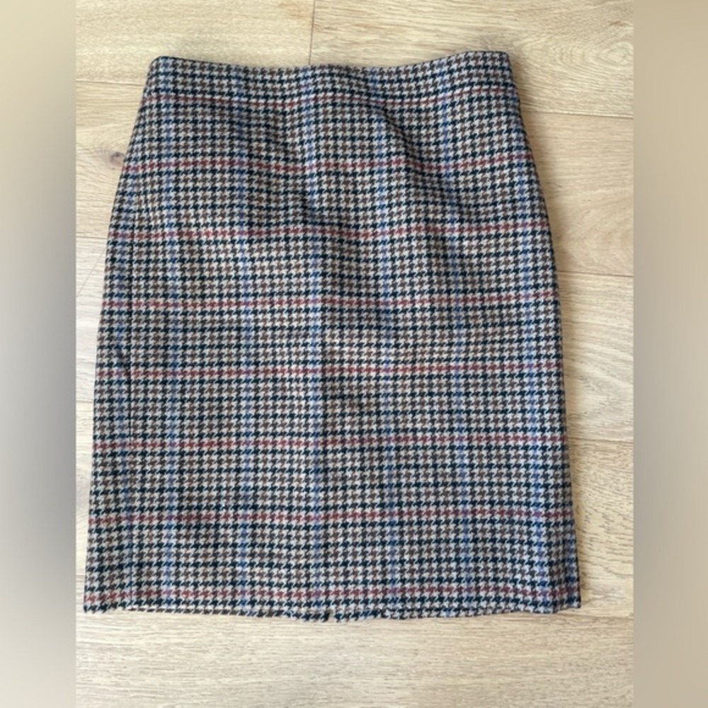 J. Crew Multicolor Plaid Pencil Skirt